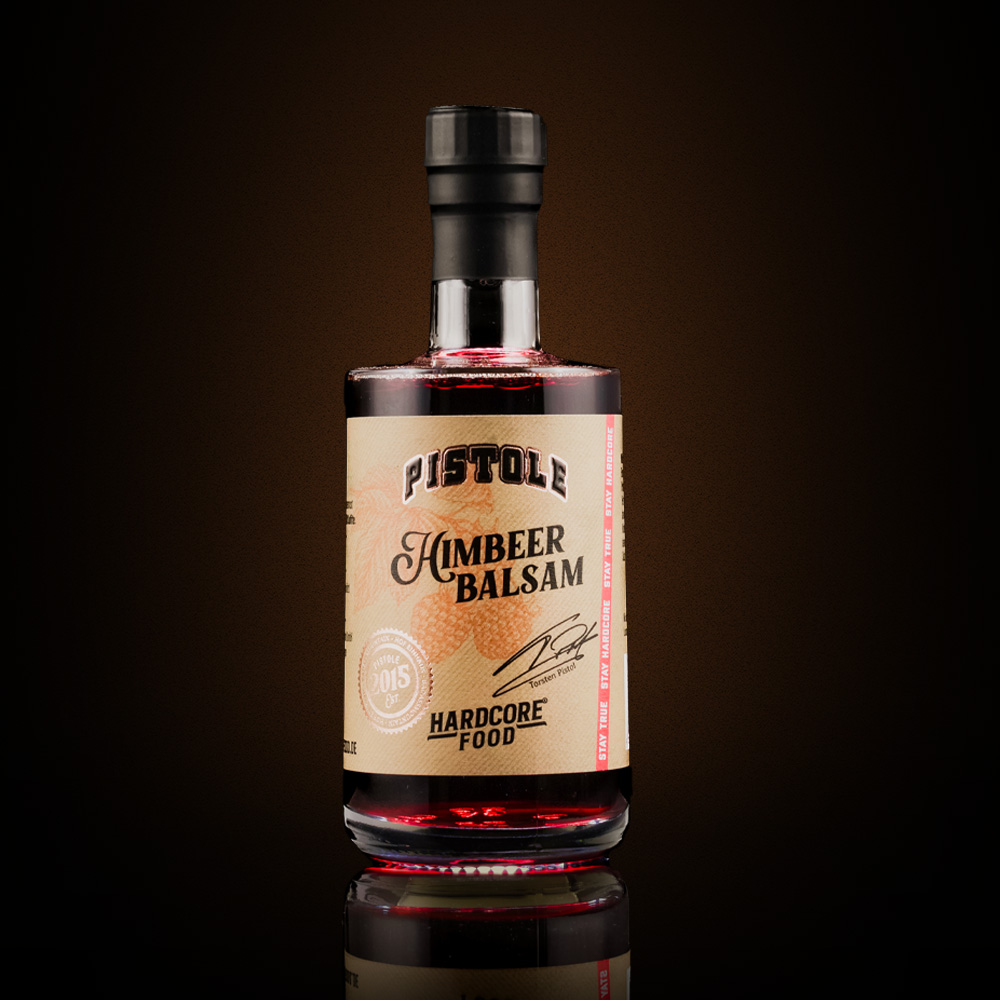 Pistole Hardcore-Food Balsamessig Himbeer Balsam