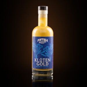 Pistole Hardcore-Food Eierlikör mit Haseluss Klötengold