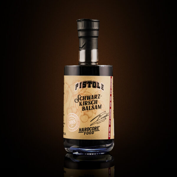 Pistole Hardcore-Food Balsamessig Schwarzkirsch Balsam