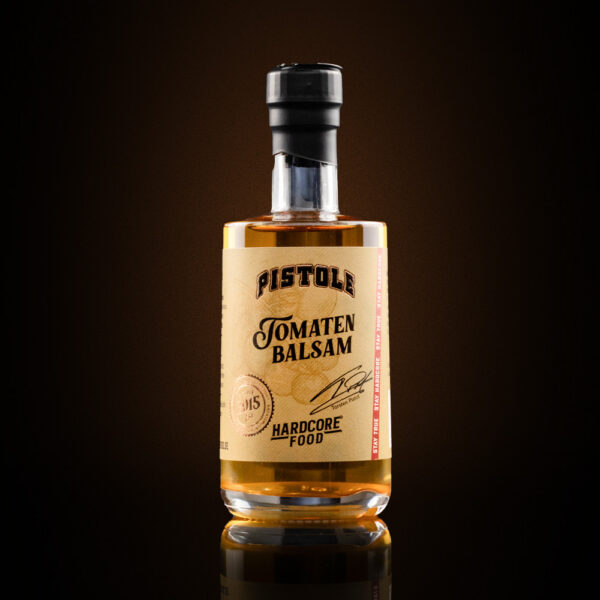 Pistole Hardcore-Food Balsamessig Tomaten Balsam