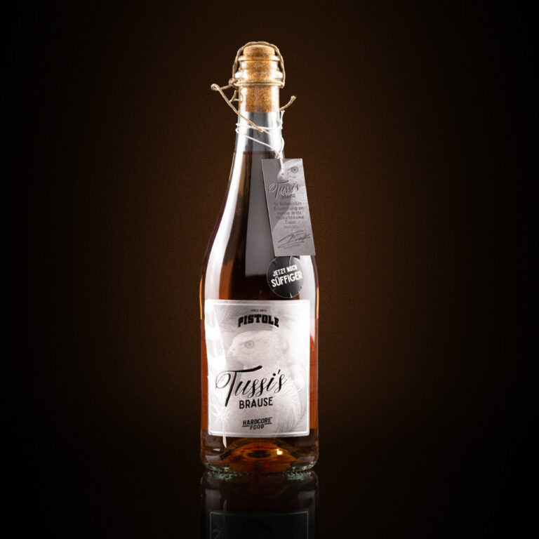 Pistole Hardcore-Food Tussi's Brause Perlwein