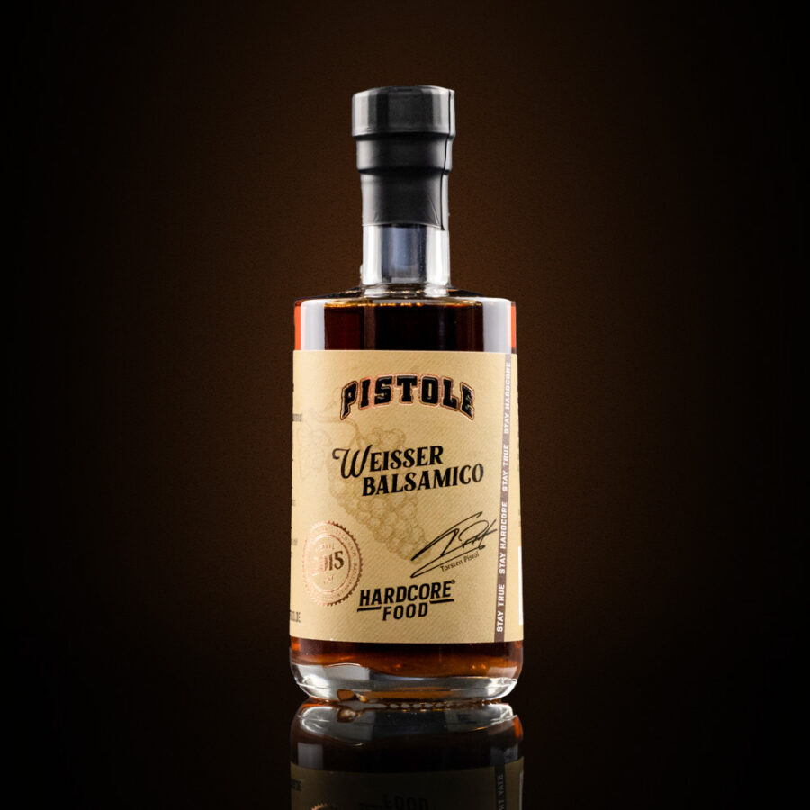 Pistole Hardcore-Food Balsamessig Weißer Balsamico