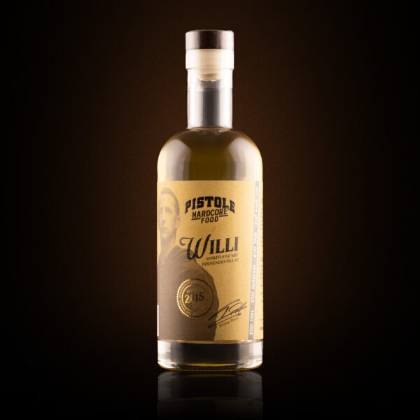 Flasche Willi Spirituose mit Birnendestillat