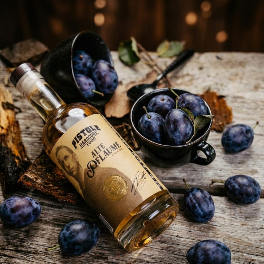 Pistole Hardcore-Food Alte Pflaume