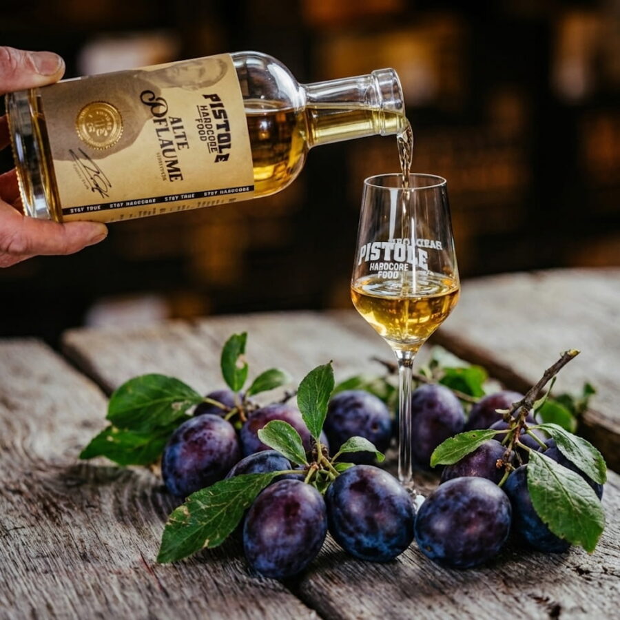 Pistole Hardcore-Food Alte Pflaume