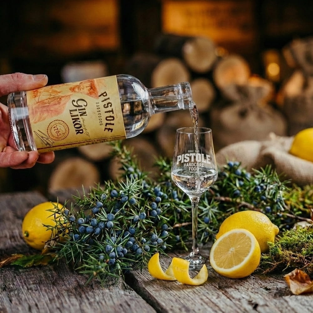 Pistole Hardcore-Food Gin Likör