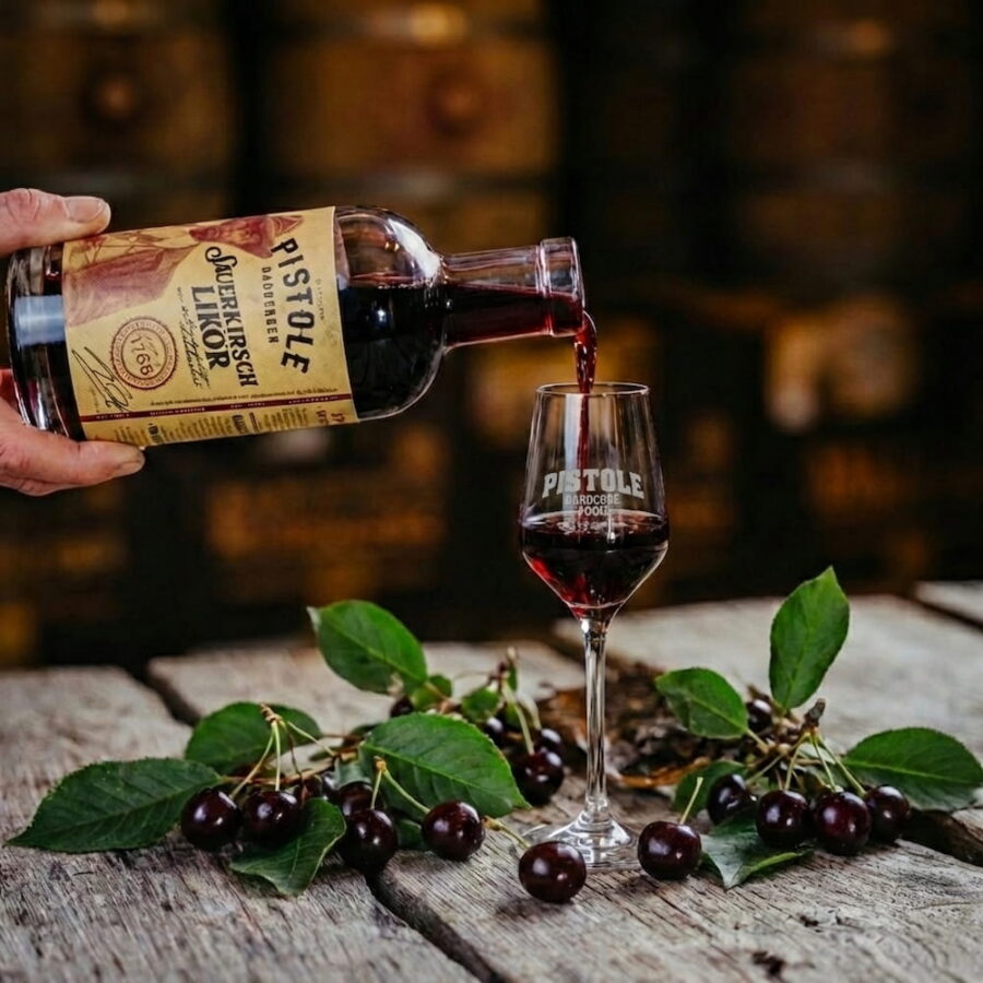 Pistole Hardocre-Food Sauerkirsch Likör