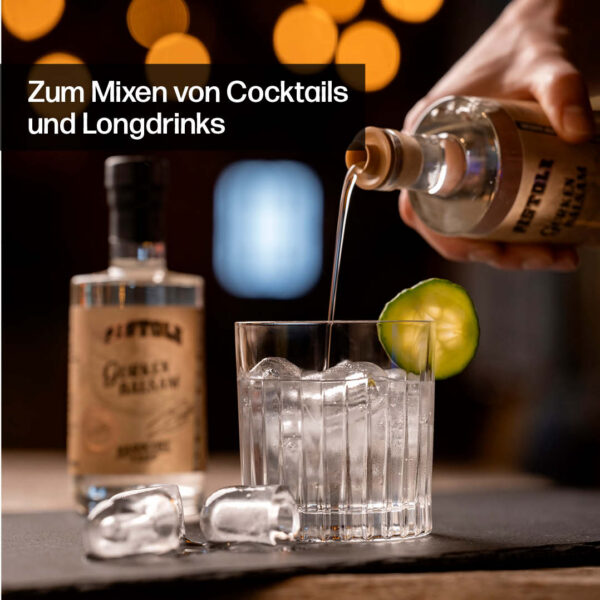 Pistole Hardcore-Food Balsam zum Mixen von Cocktails und Longdrinks