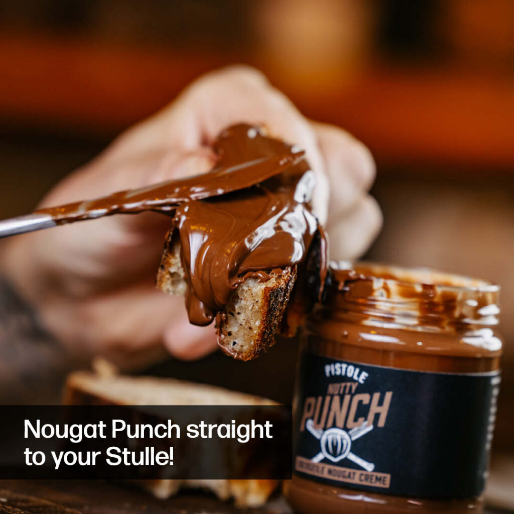 Pistole Hardcore-Food Nutty Punch, obergeile Nougat Creme