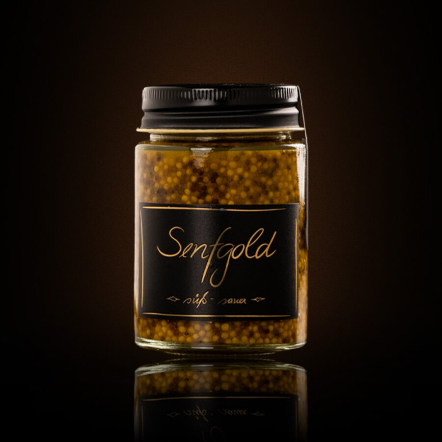 Pistole Hardcore-Food Senfgold süß-sauer Senf