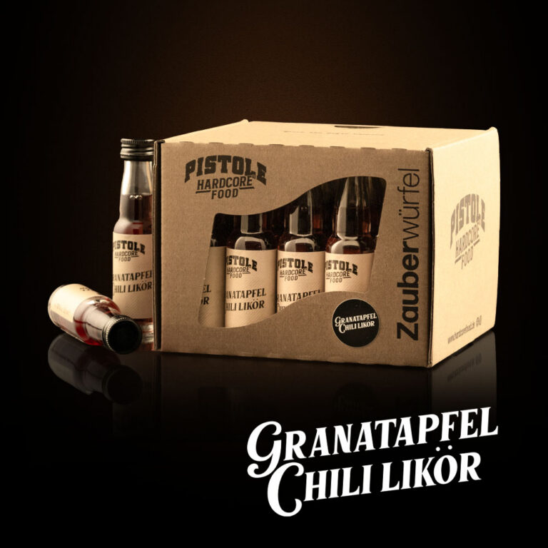 Zauberwürfel Granatapfel Chili von Pistole Hardcore-Food