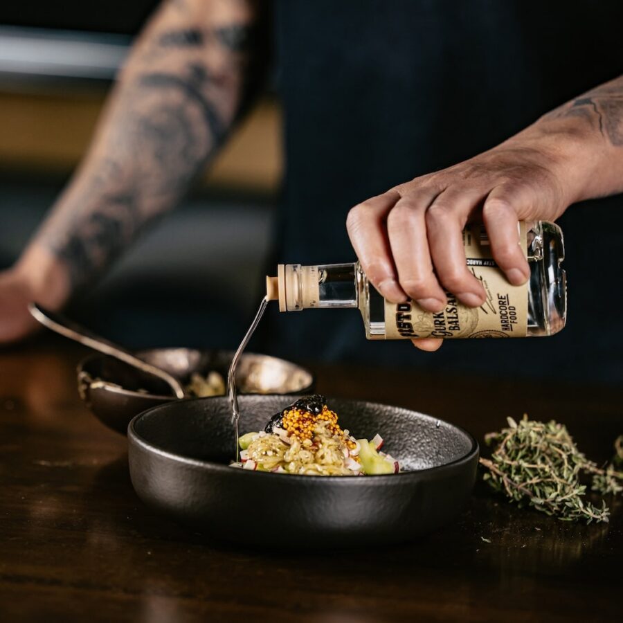 Pistole Hardcore-Food Balsamessig Gurken Balsam