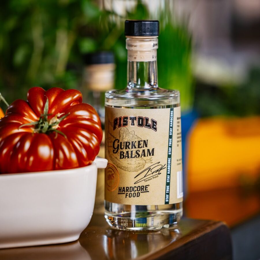 Pistole Hardcore-Food Balsamessig Gurken Balsam