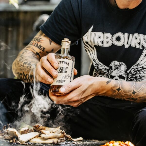 Pistole Hardcore-Food Balsamessig Haselnuss-Rauch Balsam