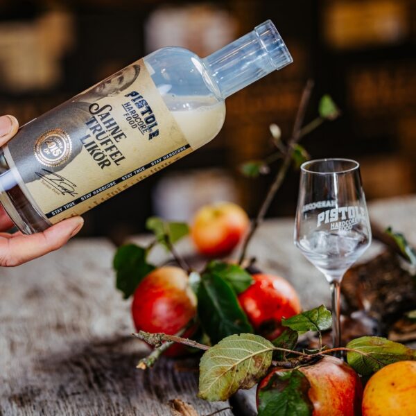 Pistole Hardcore-Food Sahne Trüffel Likör