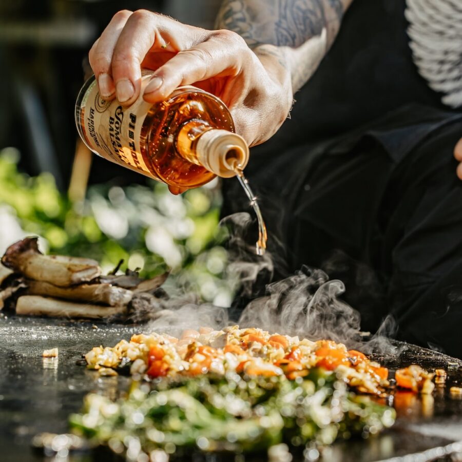 Pistole Hardcore-Food Balsamessig Tomaten Balsam