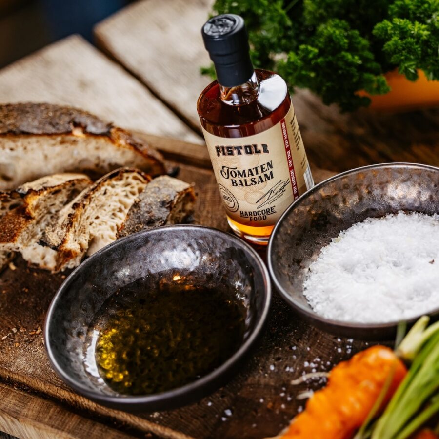 Pistole Hardcore-Food Balsamessig Tomaten Balsam