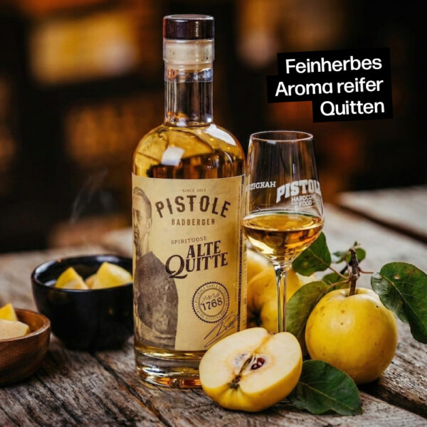 Quitten Obstler mit feinherbem Aroma