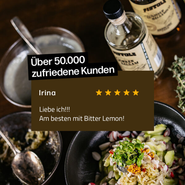Über 50.000 zufriedene Kunden von Pistole Hardcore-Food Balsamessigen