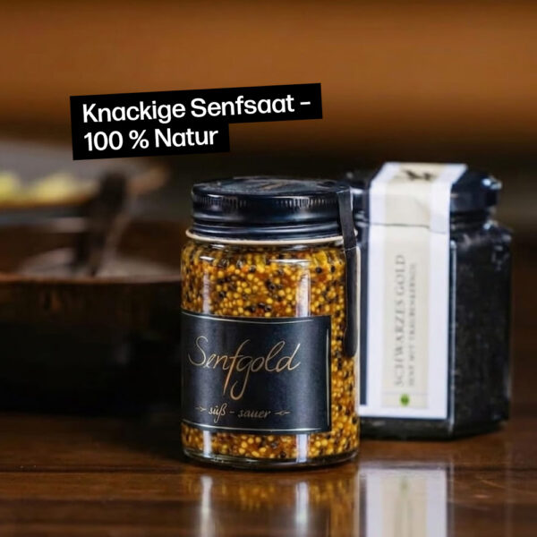 Körniger Senf aus 100% Natur