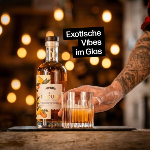 Mango Rum mit exotischem Vibe im Glas