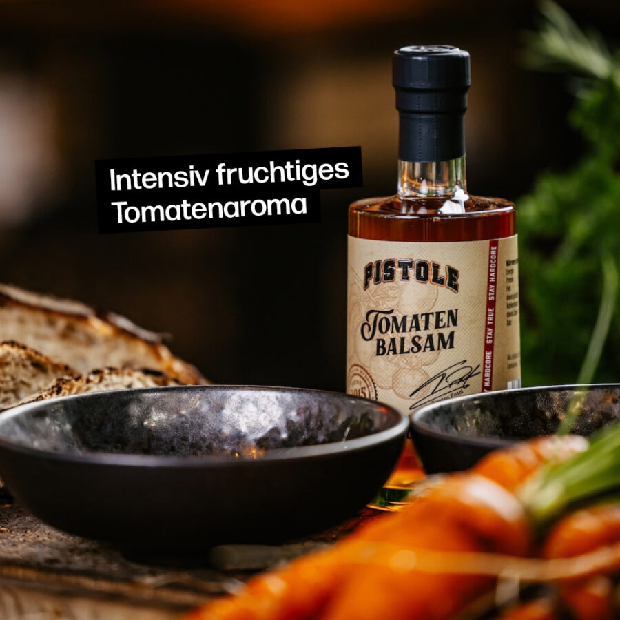 Tomaten Balsamesssig mit intensiv fruchtigem Tomatenaroma