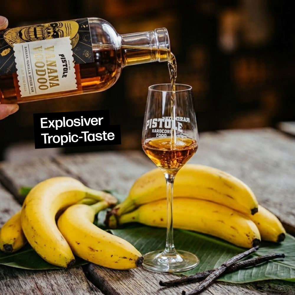 Banane Vanille Rum mit explosivem Tropic-Taste