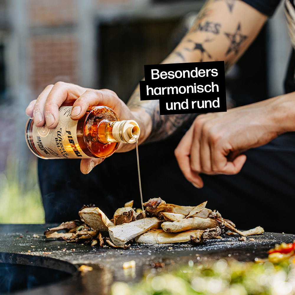 Weißer Balsamico ist besonders harmomisch und rund