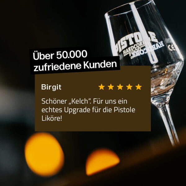 Über 50.000 zufriedene Kunden für Pistole Hardcore-Food