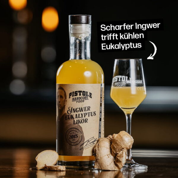 Ingwer Eukalyptus Likör