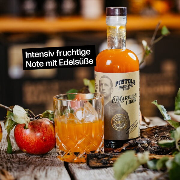 Marillenlikör mit intensiver fruchtiger Note mit Edelsüße